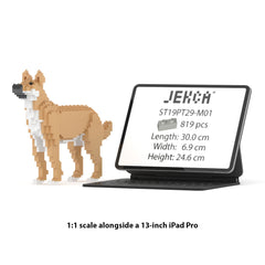 Real size of the Mongrel 01-M01 next to a 13-inch tablet