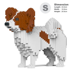 Real size of the Papillon Dog 01-M02 next to a 13-inch tablet