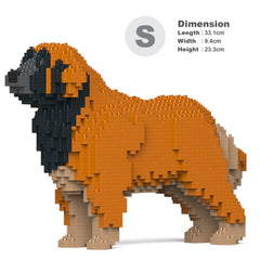 Real size of the Leonberger 01-M01 next to a 13-inch tablet