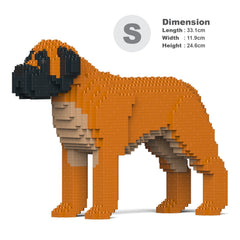 Real size of the English Mastiff 01-M02 next to a 13-inch tablet