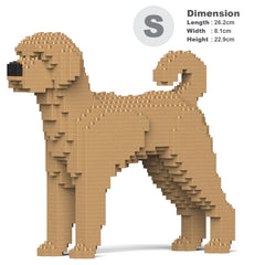 Real size of the Labradoodle 01-M02 next to a 13-inch tablet