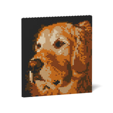 Golden Retriever Brick Painting 02S